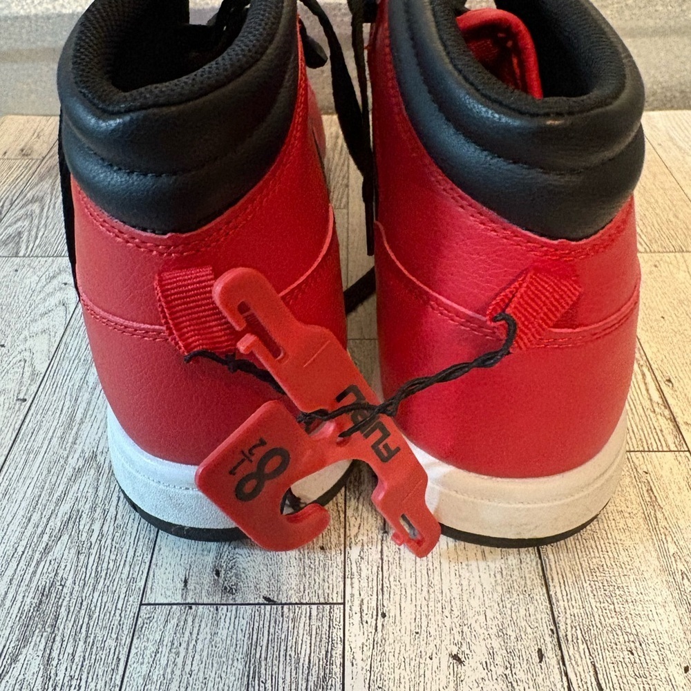 FUBU Red and Black High-Top Sneakers - Picture 4 of 5
